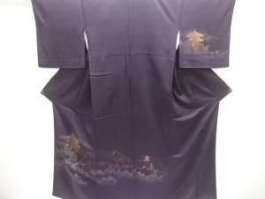 寺塔風景模様訪問着